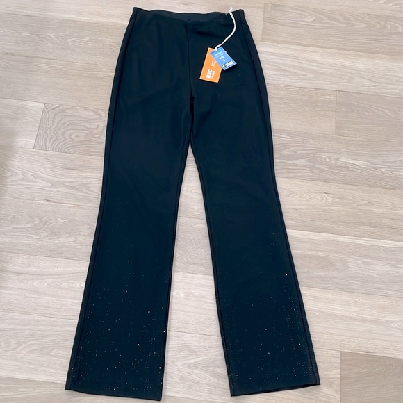 NWT MAC Flare Jump-in Trousers - 5219 - Black Sparkle - Size EU 40 (US 10) - Picture 5 of 15